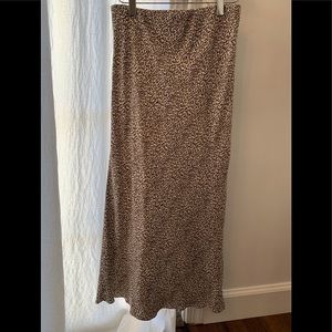 Jenni Kayne leopard slip skirt